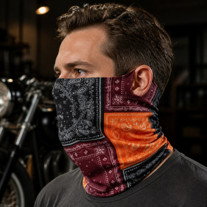 🔥2-Pack Cooling Paisley Face & Neck Cover