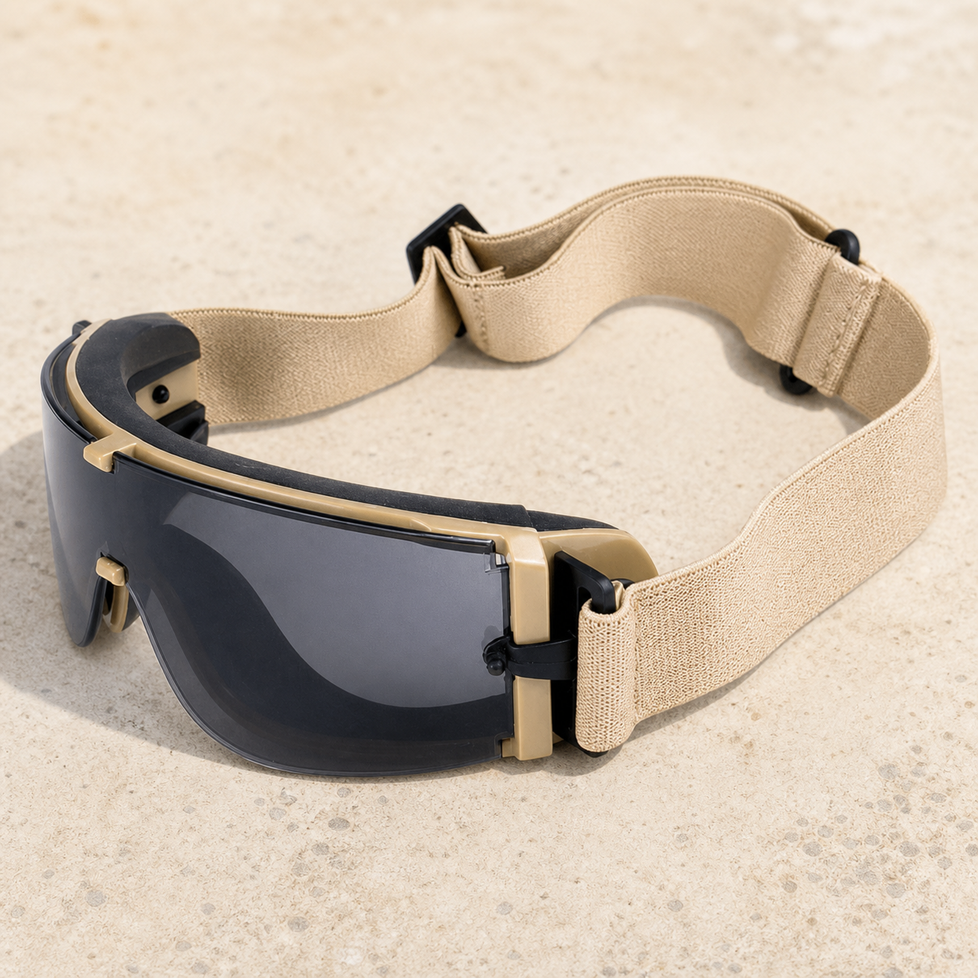 Interchangeable Lens Wraparound Rider Goggles