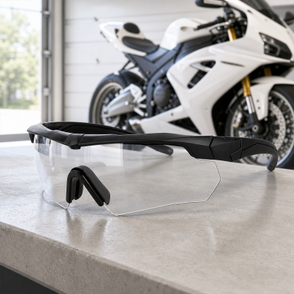 Interchangeable Lens Rider Glasses Set