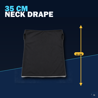 2-Pack UPF 50+ Cooling Motorcycle Face Cover with Breathable Neck Drape