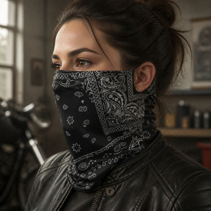🔥2-Pack Cooling Paisley Face & Neck Cover