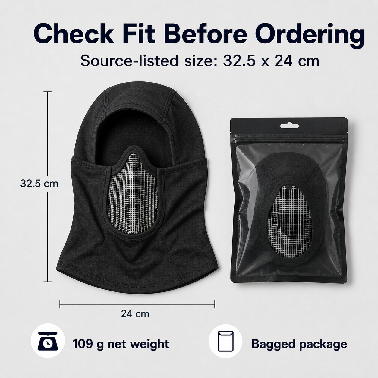 Breathable Steel Mesh Tactical Balaclava
