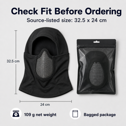 Breathable Steel Mesh Tactical Balaclava