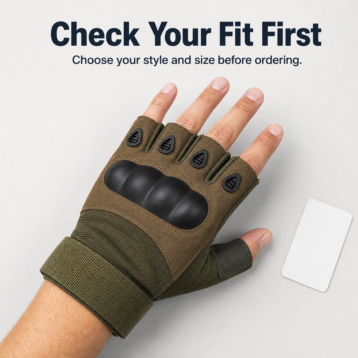Motorcycle Riding Protective Tactical Half-Finger Gloves