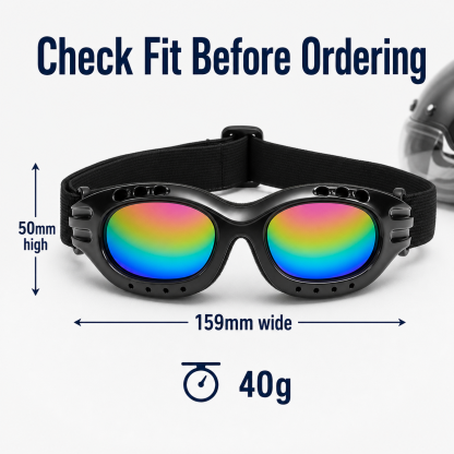 Motorcycle Goggles, Anti-UV Windproof Dustproof Dirt Bike ATV Ski Goggles