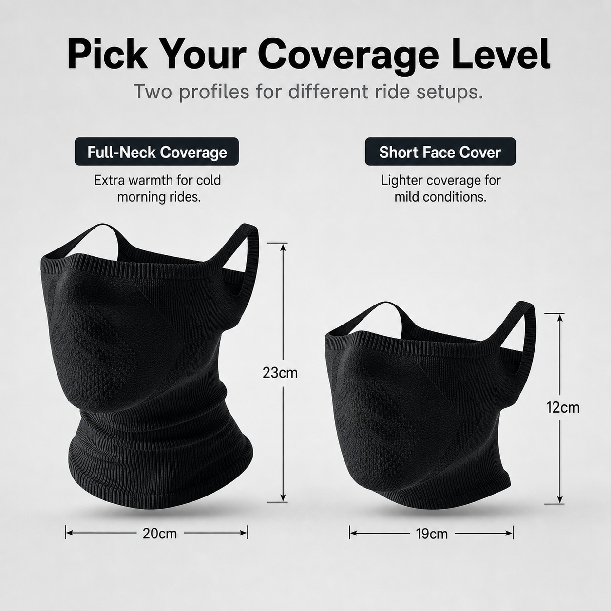 [Copy]2-Pack Half Face Mask for Motorcycle Cycling