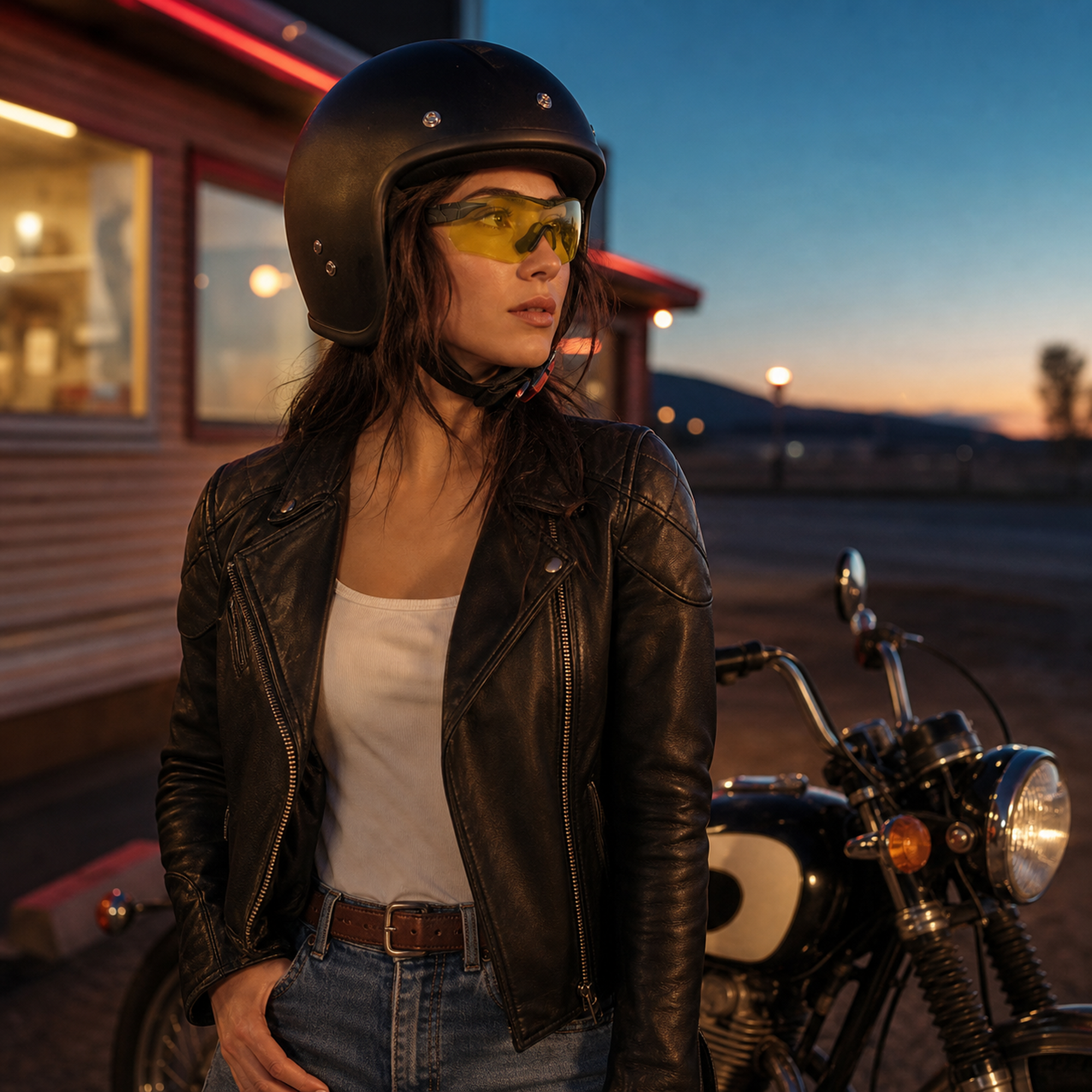 Interchangeable Lens Rider Glasses Set