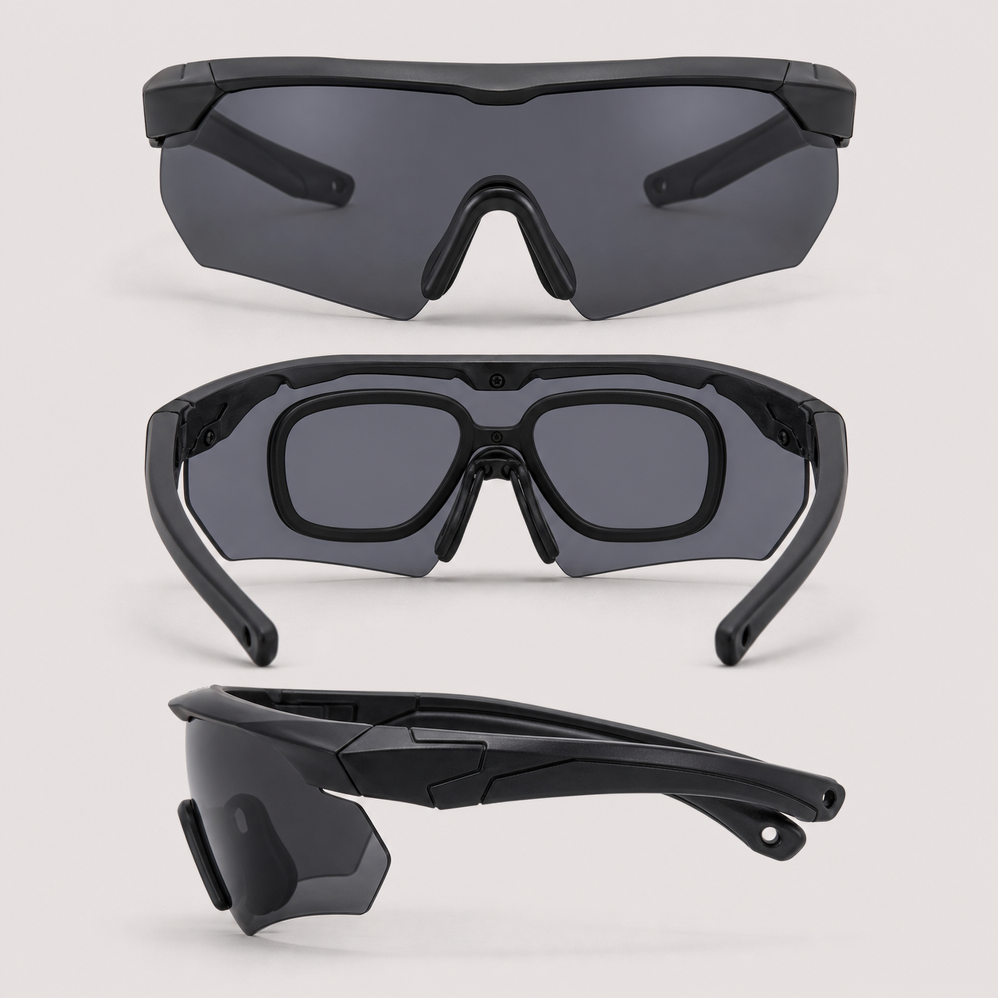 Interchangeable Lens Rider Glasses Set