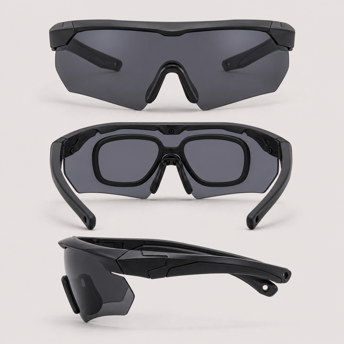 Interchangeable Lens Rider Glasses Set