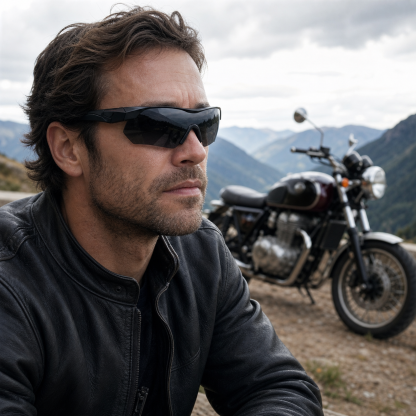 Interchangeable Lens Rider Glasses Set