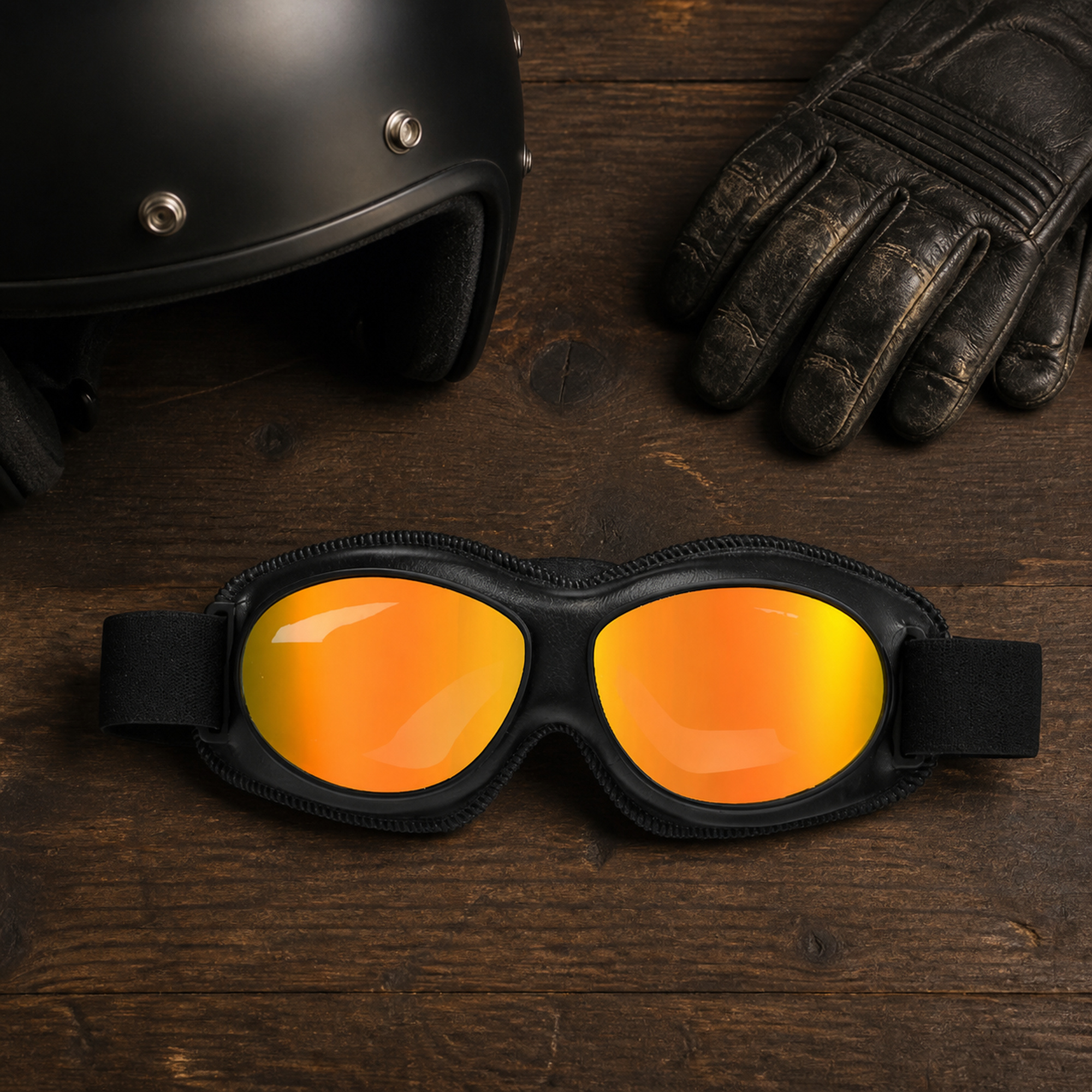Vintage Rider Aviator Goggles