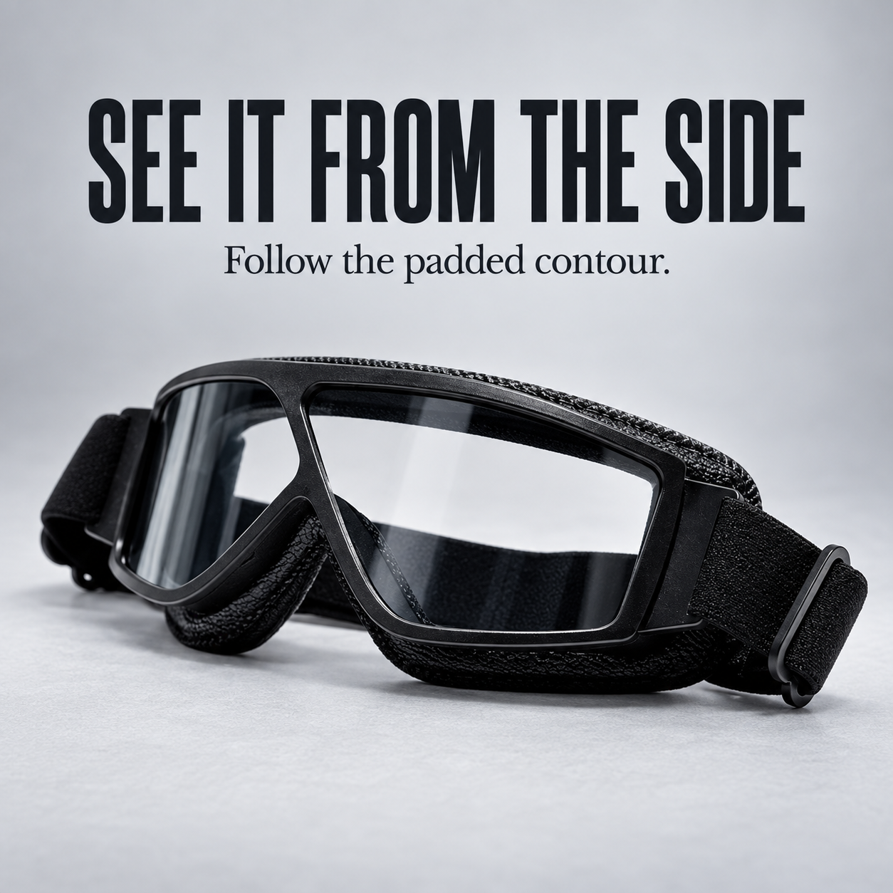 T16 Vintage Aviator Motorcycle Goggles – Windproof Padded Riding Eyewear