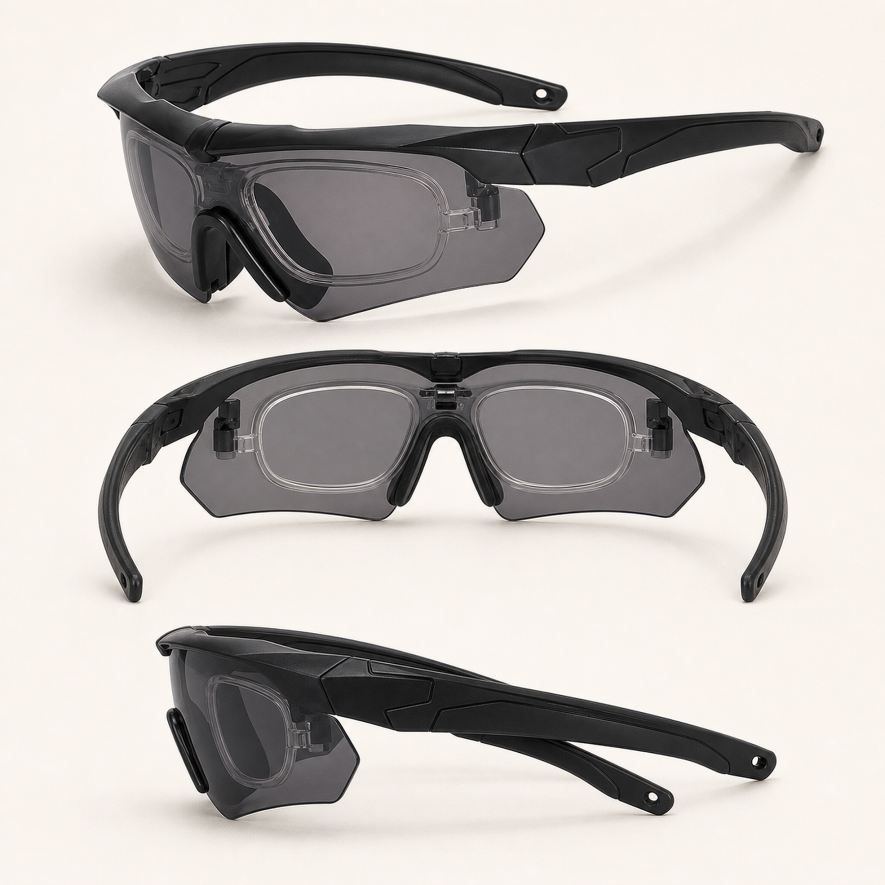 Interchangeable Lens Rider Glasses Set