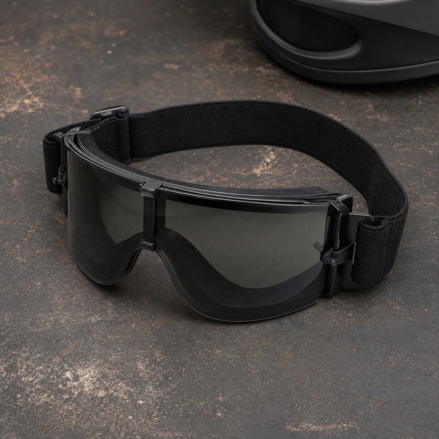 Interchangeable Lens Wraparound Rider Goggles