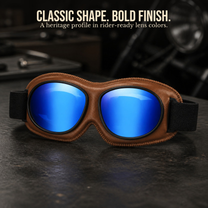 Vintage Rider Aviator Goggles