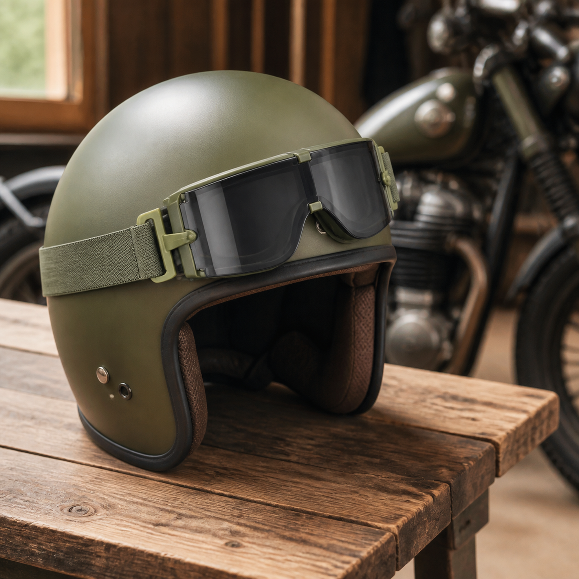 Interchangeable Lens Wraparound Rider Goggles