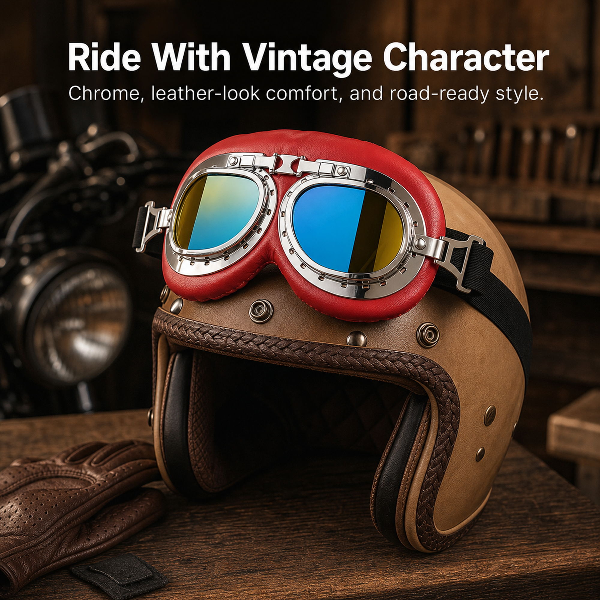 Vintage Motorcycle Goggles🕶️