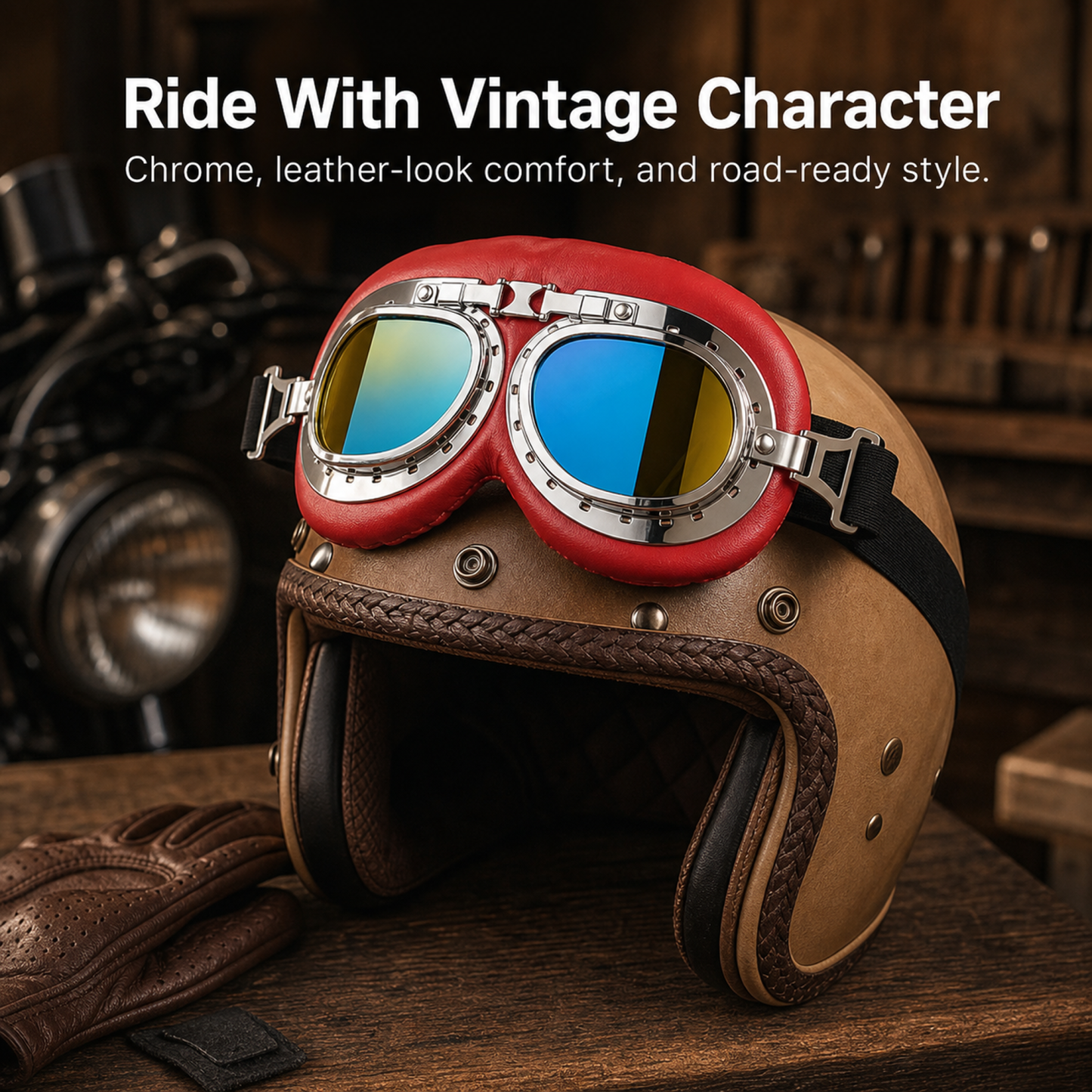 Vintage Motorcycle Goggles🕶️