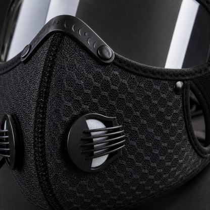 Protective Riding Face Mask With Removable Eye Shield