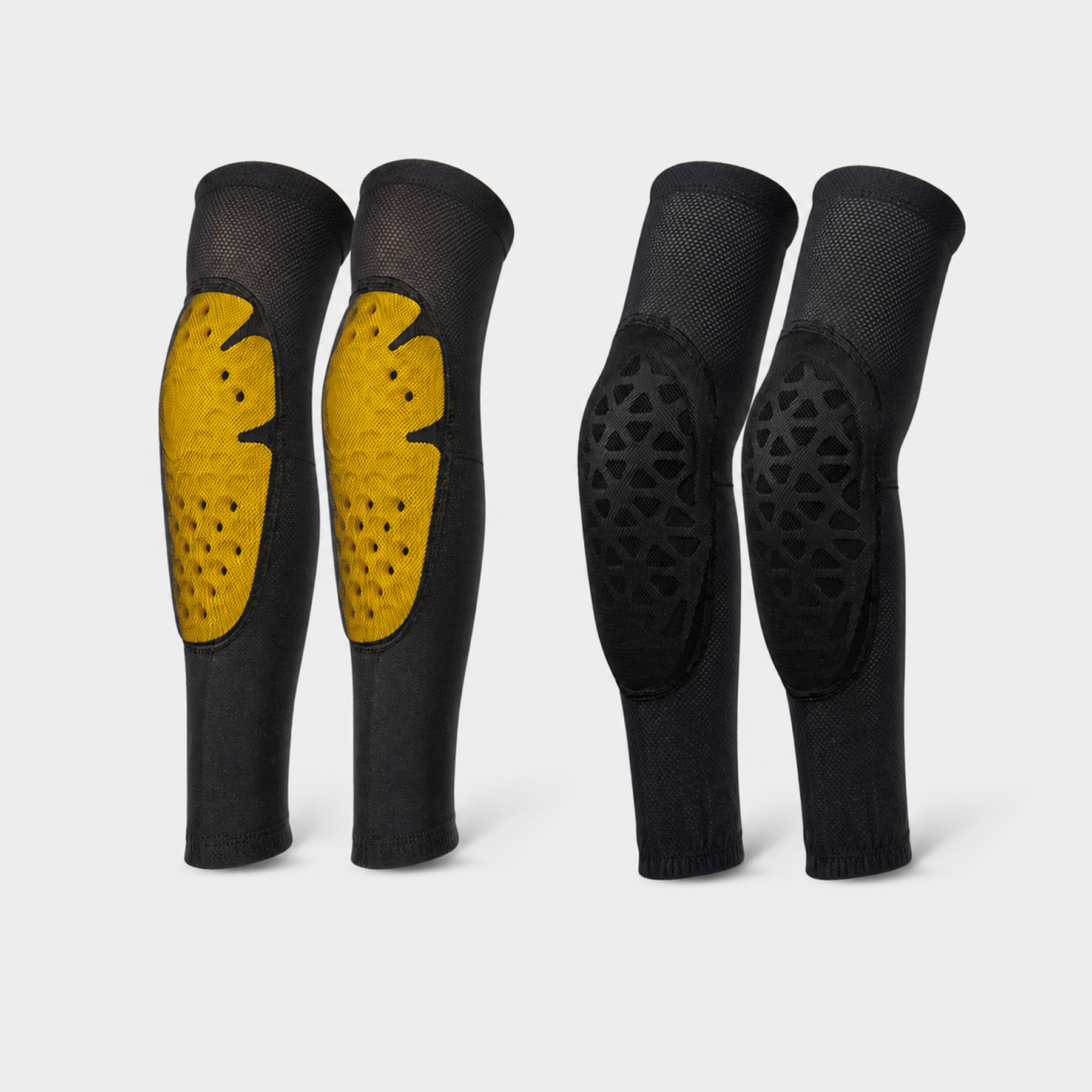 Summer Ice Silk Cooling Motorcycle Elbow Guards - Breathable Mesh Arm Protection Sleeves for Hot Weather
