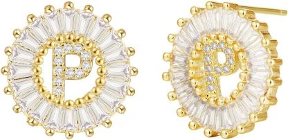 【LAST DAY 49% OFF】Initial Letter Pendant Earrings