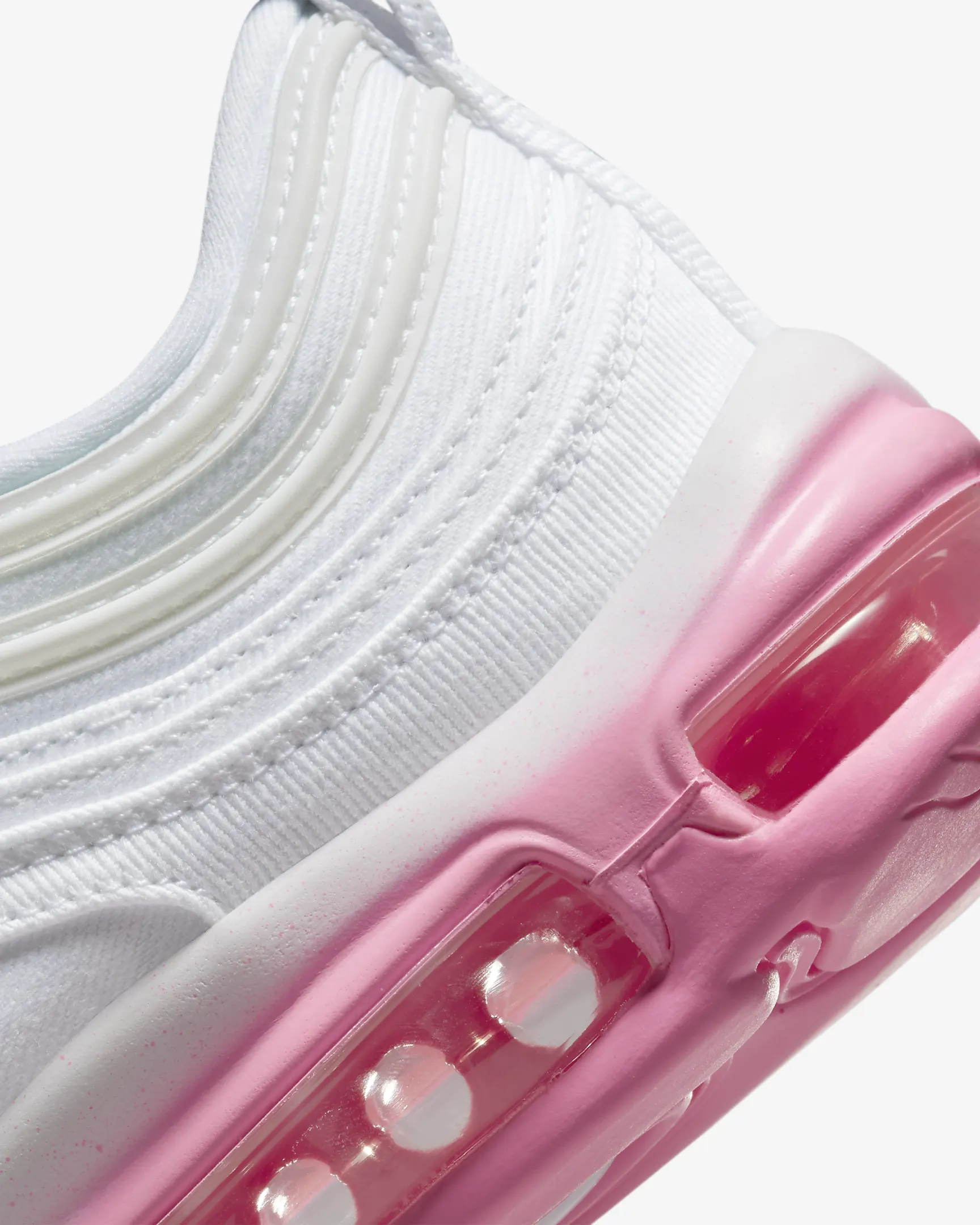 Nikhjgke Air Max 97 WMNS "White Canvas / Pink Chenille"