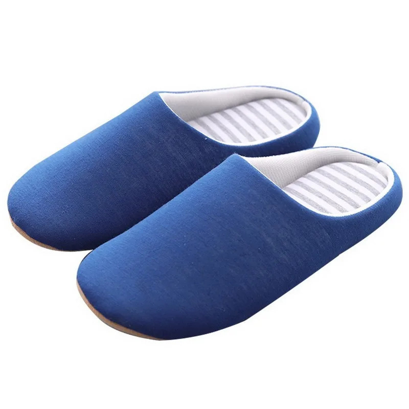 Winter Men'S Shoes Household Cotton Slippers Men Indoor Warm Plush Footwear Non-Slip Platform Slippers Couple Women Home Shoes