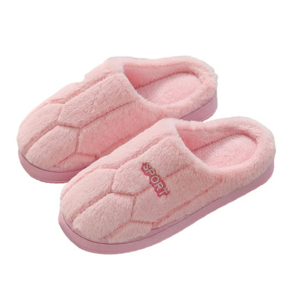 Winter Men'S Shoes Household Cotton Slippers Men Indoor Warm Plush Footwear Non-Slip Platform Slippers Couple Women Home Shoes