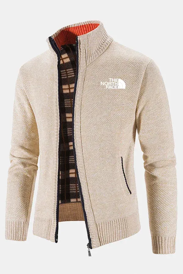 The Nokhjgrth Face-Men's Zip Up Sweater