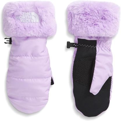 The Nokhjgrth Face-Girls Shasta Mitt——Touchscreen Compatible, Water Repellent, Moisture Wicking, Wind Resistant, Fleece Lining