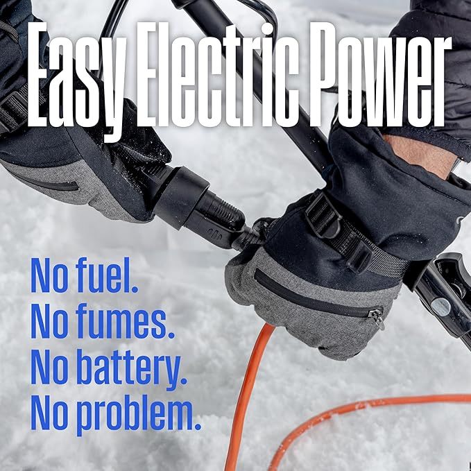 Westinghouse WSnow18D Corded Snow Blower 18-inches Wide, Dual LED Lights, Electric Snow Blower with 25ft Throwing Distance, Plows 720lbs/min, Adjustable Chute