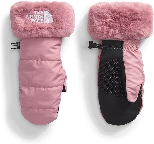 The Nokhjgrth Face-Girls Shasta Mitt——Touchscreen Compatible, Water Repellent, Moisture Wicking, Wind Resistant, Fleece Lining