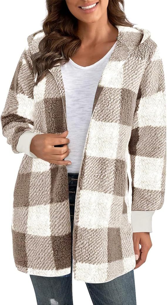 Long Cardigan Sweaters for Women Fuzzy