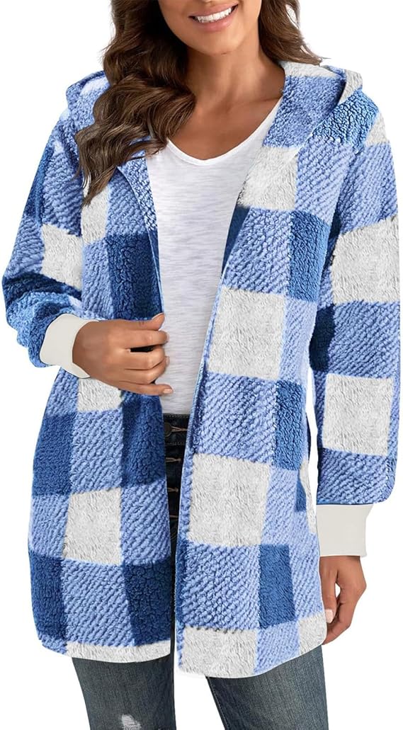 Long Cardigan Sweaters for Women Fuzzy