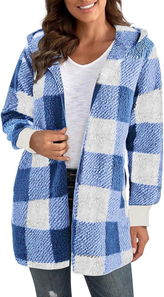 Long Cardigan Sweaters for Women Fuzzy