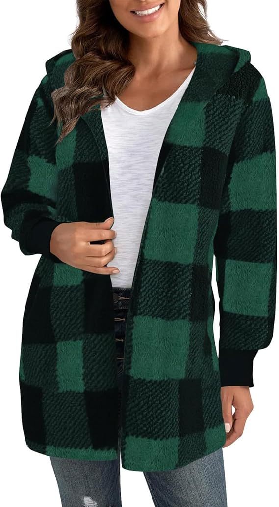 Long Cardigan Sweaters for Women Fuzzy