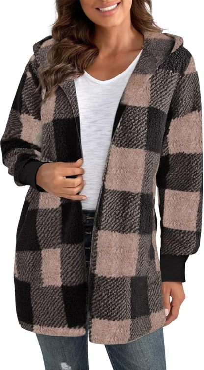 Long Cardigan Sweaters for Women Fuzzy