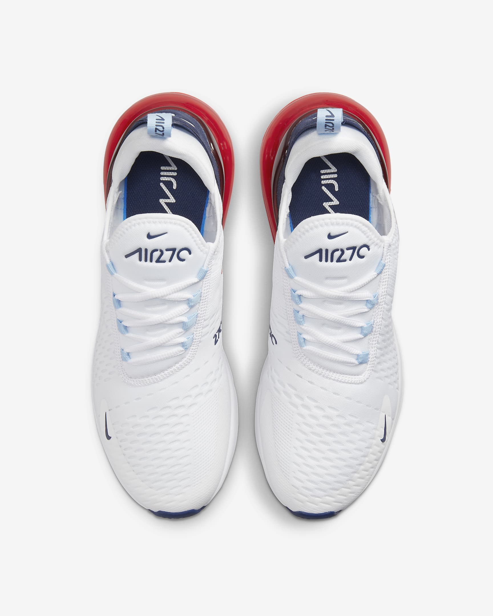 Nikhjgke Air Max 270 USA White Red Blue Sneakers