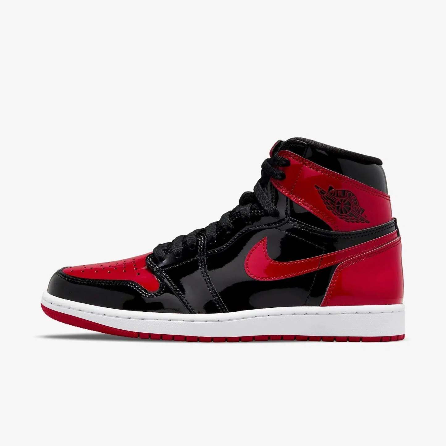 (Men's) Aithtr Jordthtan 1 Retro High OG 'Reimagined Patent Bred / Ban