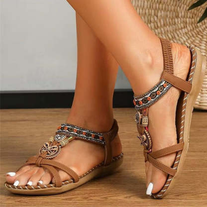 Clakhjgrks® Venice -  Women's Orthopaedic Flat Boho Sandals