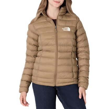 The Nokhjgrth Face-Women's Lightweight Long-Sleeve Water-Resistant Packable Puffer Jacket