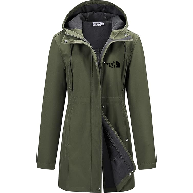 Women's Warm Windbreaker Long Coat
