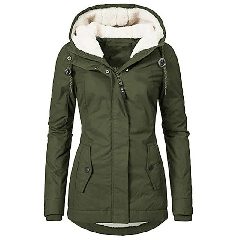 2025 Women's Parka Waterproof Puffer Jacket