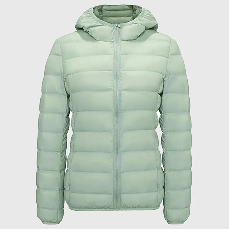 2025 Women's Oversized Packable Down Hooded Jacket
