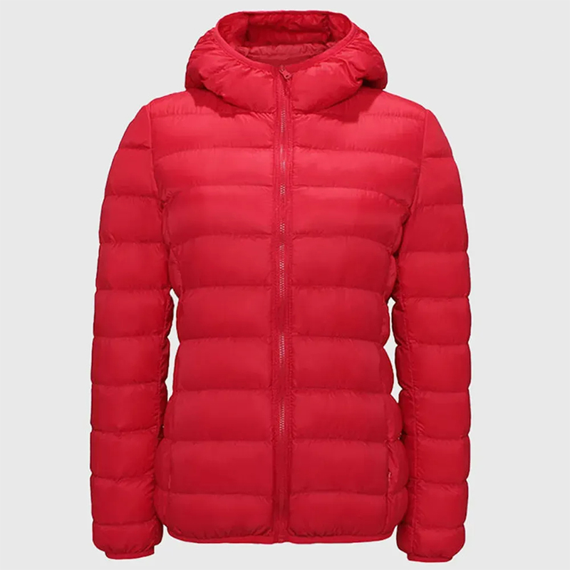 2025 Women's Oversized Packable Down Hooded Jacket