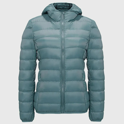 2025 Women's Oversized Packable Down Hooded Jacket