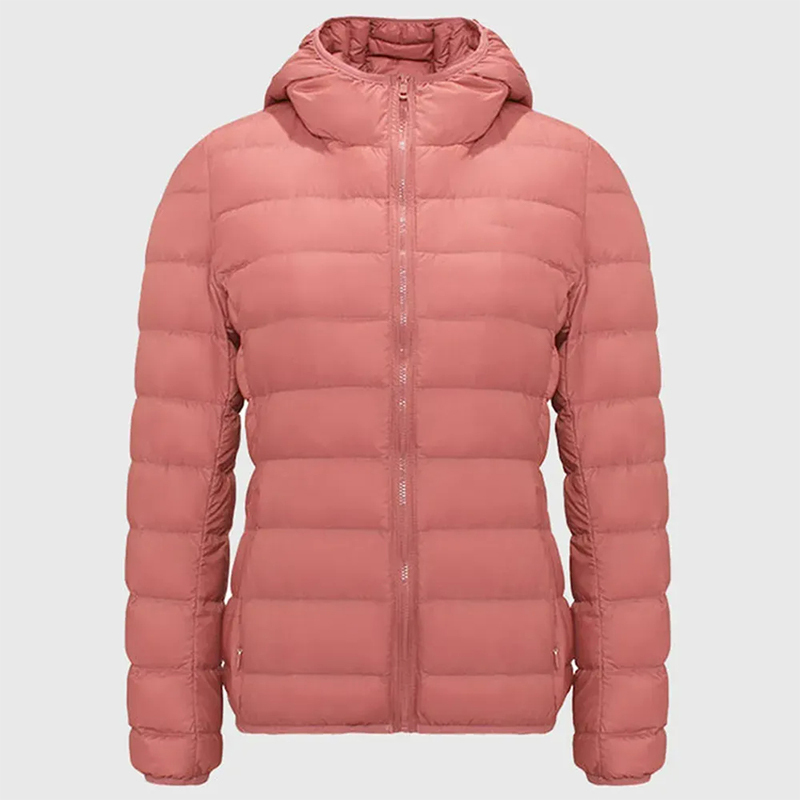 2025 Women's Oversized Packable Down Hooded Jacket