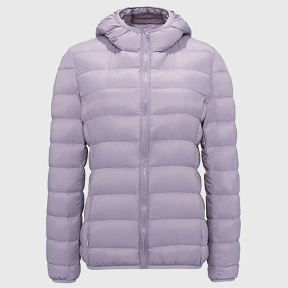2025 Women's Oversized Packable Down Hooded Jacket