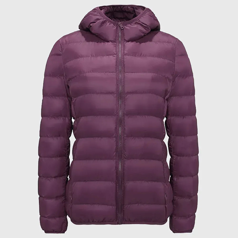 2025 Women's Oversized Packable Down Hooded Jacket
