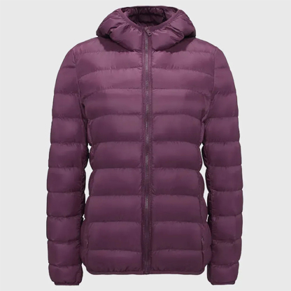 2025 Women's Oversized Packable Down Hooded Jacket